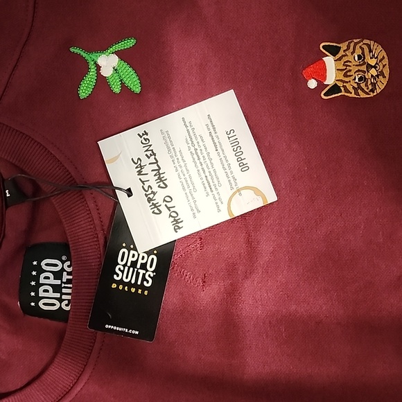 NWT OPP Suits Men's Medium Christmas Sweatshirt - Picture 4 of 4